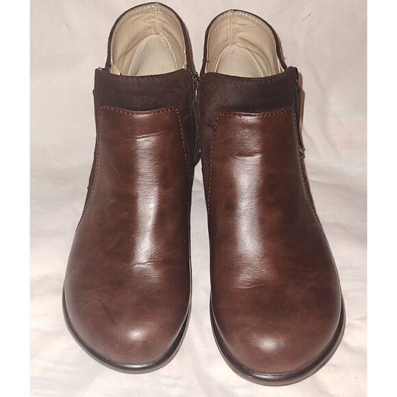 JBU Jambu Women’s Pilot Encore Wedge Ankle Boots Brown Size 9. Zippers - Picture 1 of 7